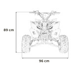 Elektrická Štvorkolka - Quad Dsert Storm Lift - oranžová